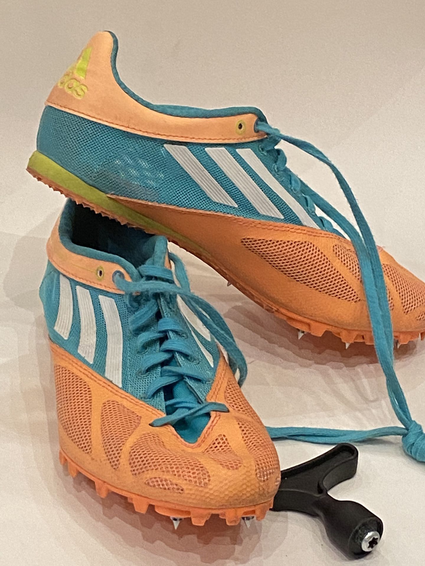 adidas SPIKES Track Racing Running Spikes with Tool
