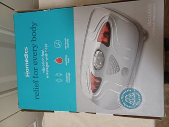 Homedics Vibration Foot Massager With Heat New In Box