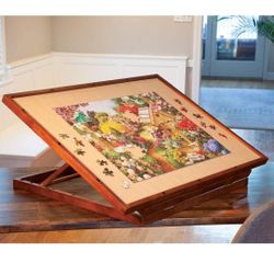Bits and Pieces - Deluxe Swivel Puzzle Easel Board 