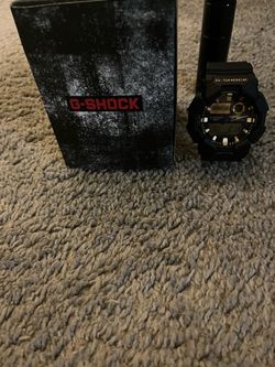 Casio G-Shock Black and Gold Watch