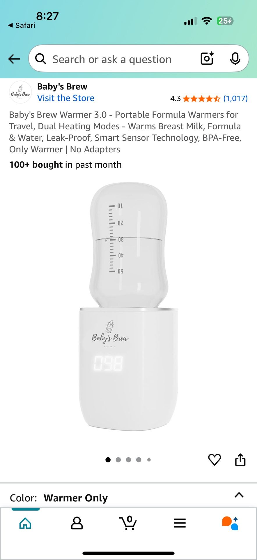 Portable Bottle Warmer