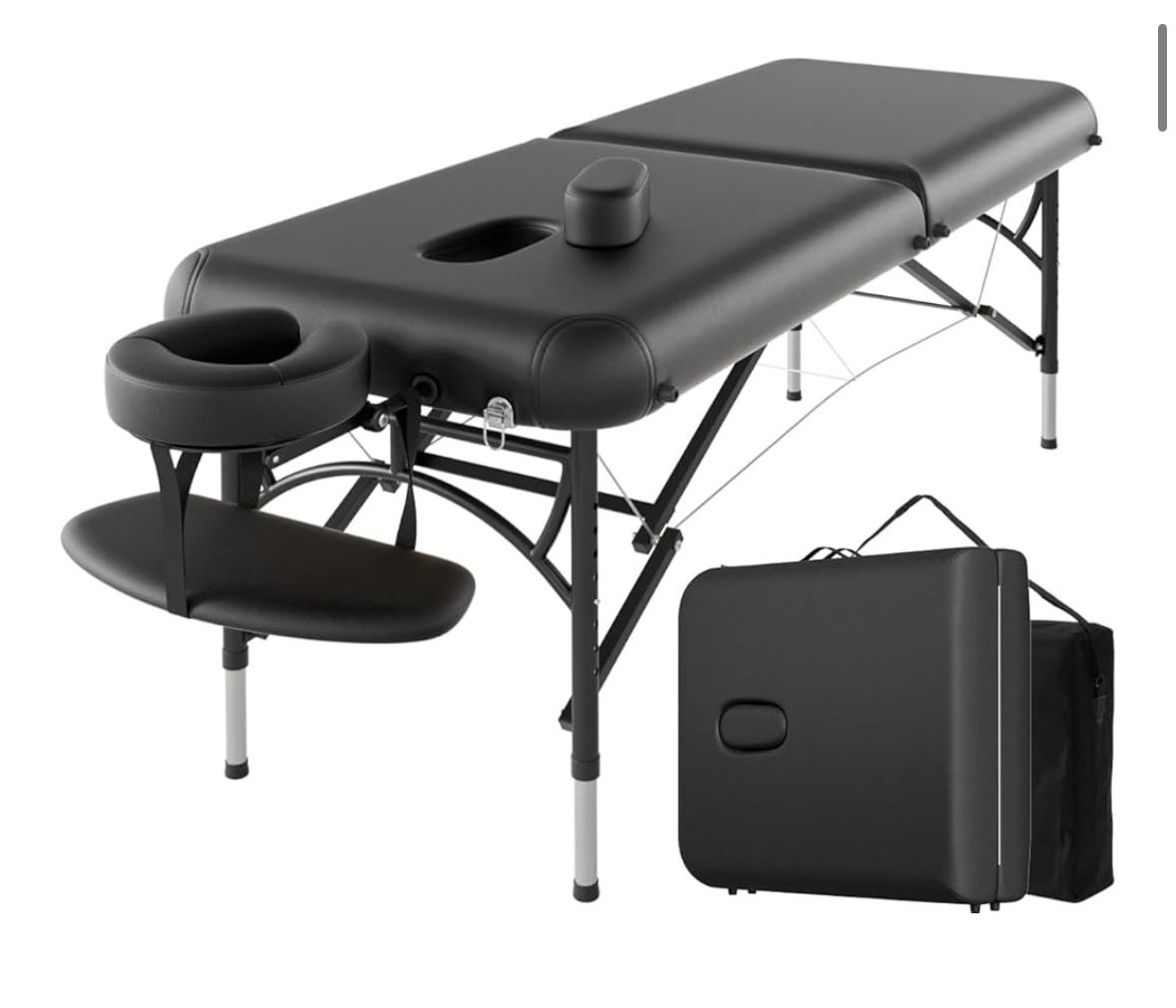 Black Portable Massage Table (2 Avail)