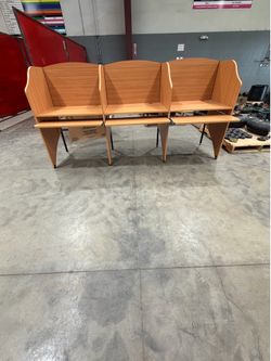 Triple Desk Cubicles