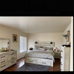King bedroom set.