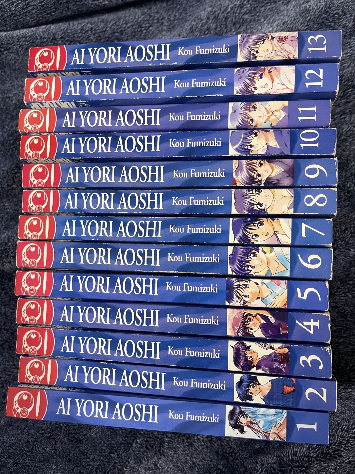 Ai Yori Aoshi Manga Lot Vol. 1–13 (Complete Series) by Kou Fumizuki – English Edition