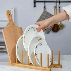 Bamboo Storage Holder Organizer 