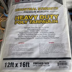 Heavy Duty Tarp 12x16