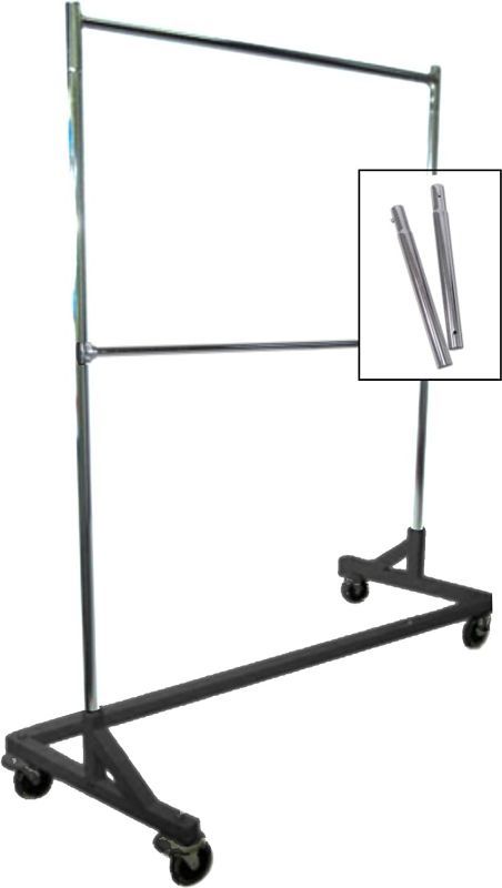 Double Rail Clothing Rack - 70x13x70”