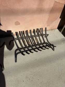 Heavy Duty Cast Iron Fireplace Log Grate