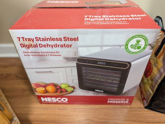 Nesco seven tray stainless steel digital dehydrator