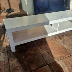 Tv Stand All White. &end Table