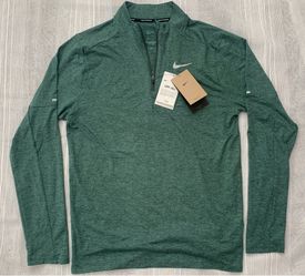 NWT Nike Running Dri-Fit UPF 40 + Men's Size S Half Zip Jacket Green