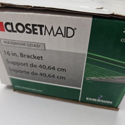 Box Of 12 CLOSETMAID Bracket 16"