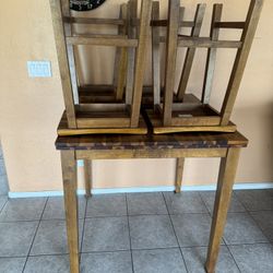 Table And Stools