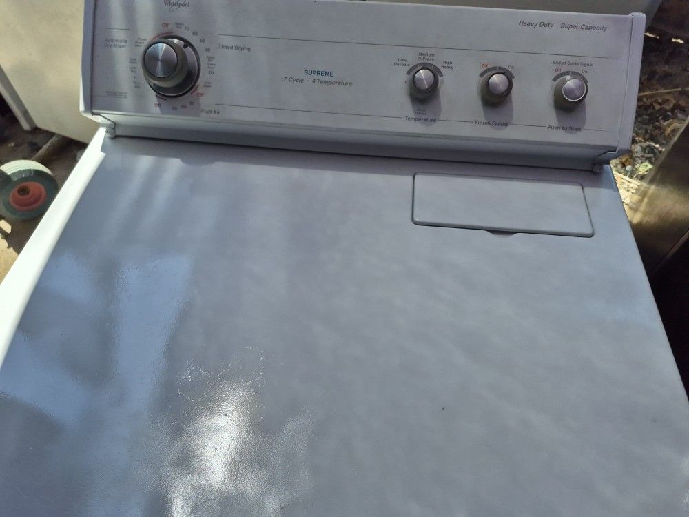 Whirlpool Gas Dryer Super Capacity And Heavy Duty Works Good