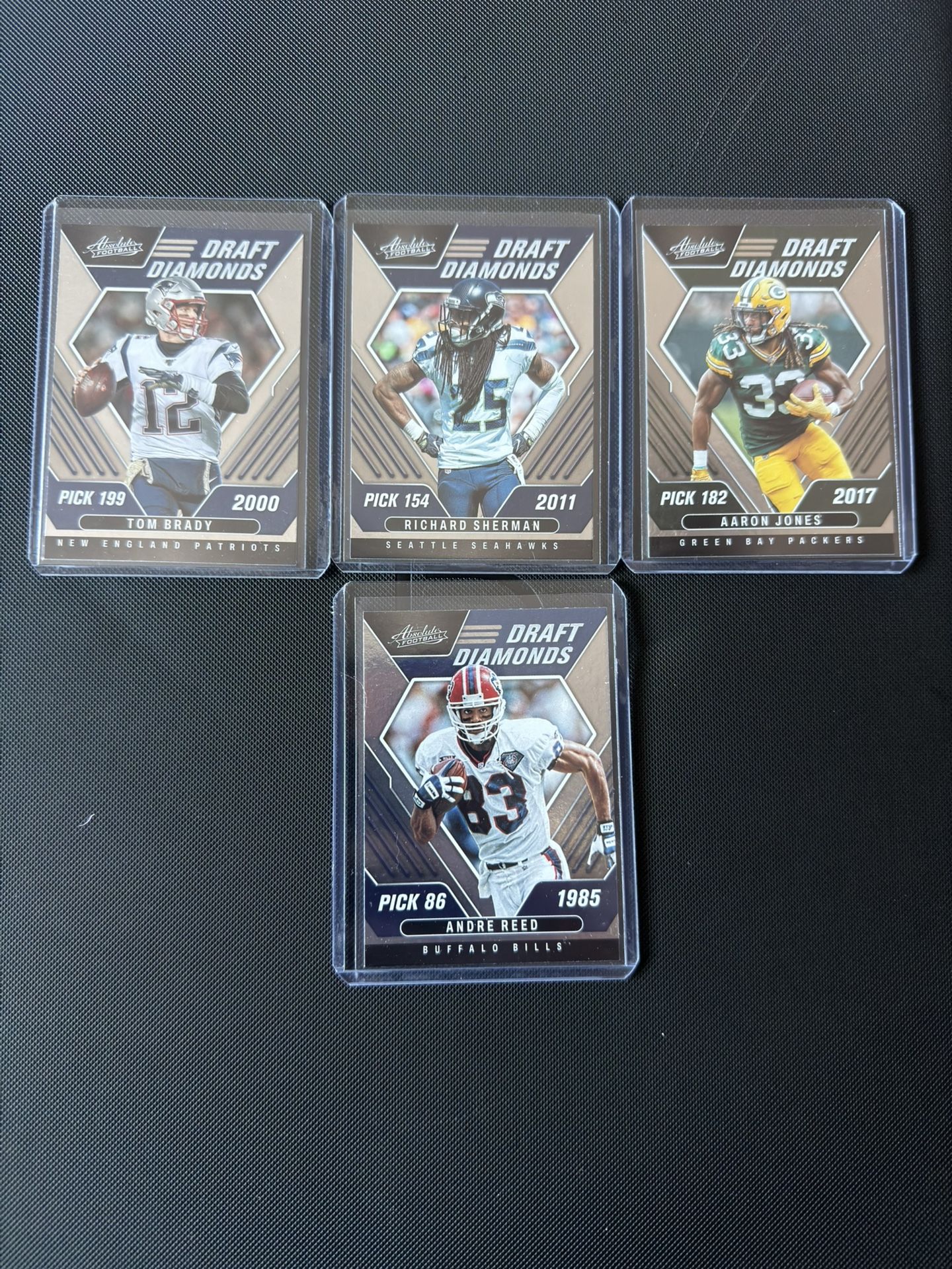 Draft Diamond Football cards.
