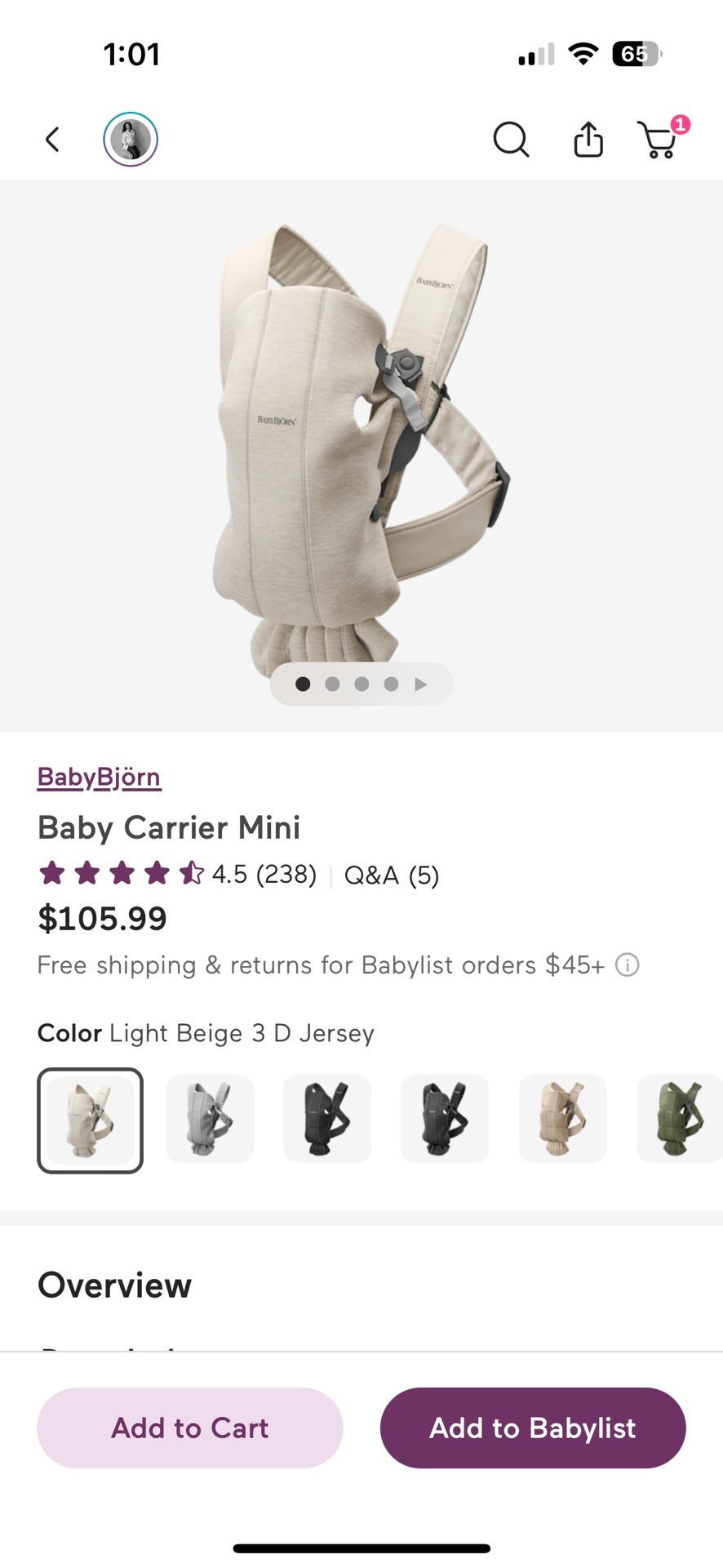 Baby Carrier
