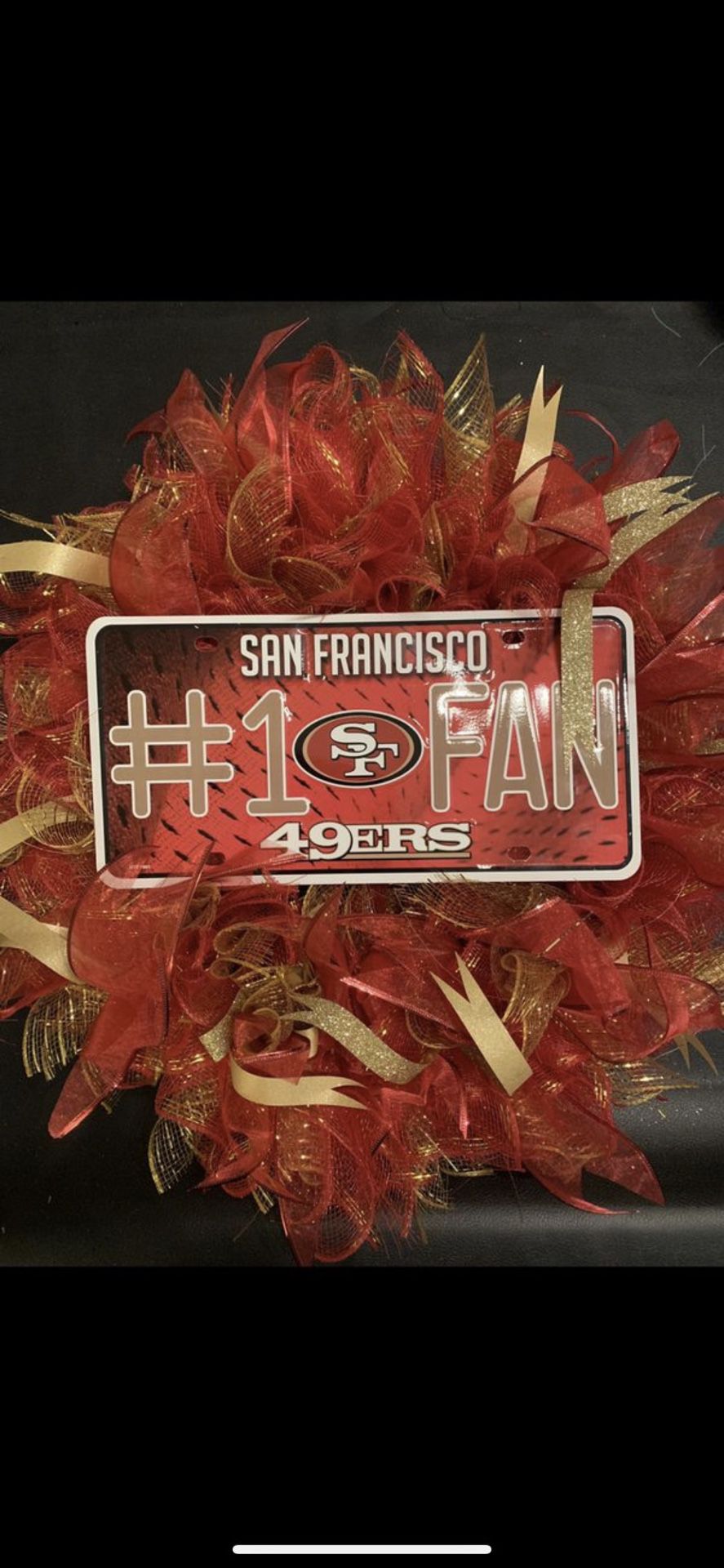 San Francisco 49ers Wreath