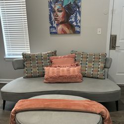 Couch w/ Ottoman