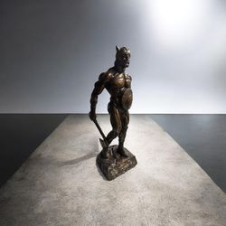 14” Niels Anderson   Vikings Greek God Vintage Trophy Sculpture