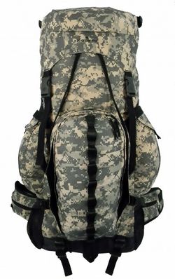 Expandable Camping Backpack Large Travel Daypack Mountain Hiking Bag ACU Digital Camo