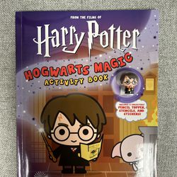 Harry Potter Activity Book Stickers Stencils Pencil Topper Toy 
