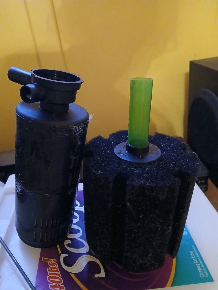 2 Filters Fish Tank Aquarium