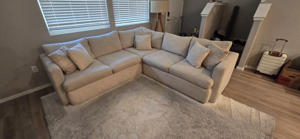 Living Spaces Sectional Couch