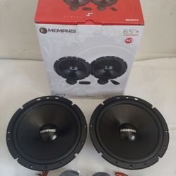 MEMPHIS 1 PAIR 6.5" 100 WATTS COMPONENT SET CAR SPEAKER ( BRAND NEW PRICE IS LOWEST INSTALL NOT AVAILABLE )