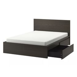 IKEA Malm Queen Storage Bed