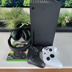 Xbox Series X (2 Controllers, headset, COD)