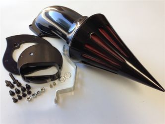 Spike Air Cleaner Kits For Yamaha V-Star 1100 Dragstar Xvs1100 '99-'12 Gloss Black PN: MT225-009-GBK