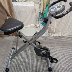 Exerpeutic Fold Up Stationary Exercise Bike Magnetic.