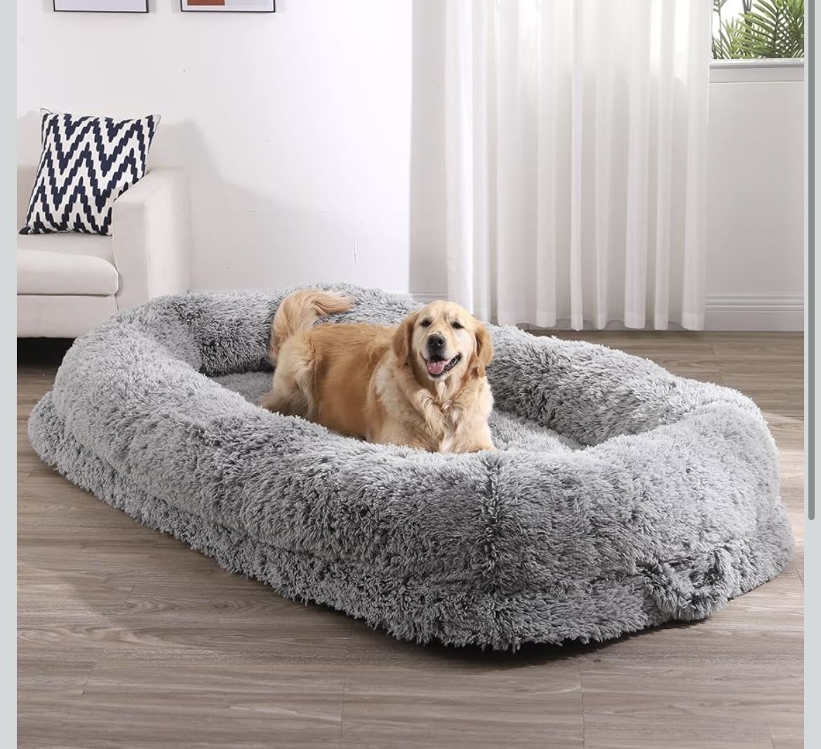 Human size dog bed