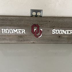 Handmade OU Sign