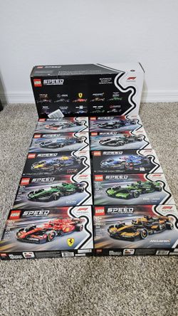 Lego F1 66802 Speed Champions Ultimate Formula 1 Collector's Pack 10 Sets in 1 Brand New