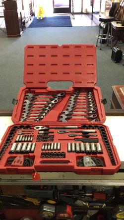 Craftsman Black Oxide Mechanics Set-Metric/SAE (1/2”,3/8”1/4”) 150 piece tool set