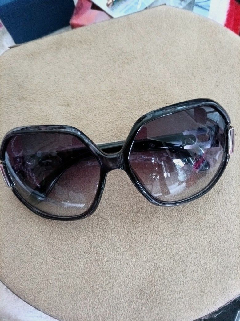 Purple Oversized Sunglasses