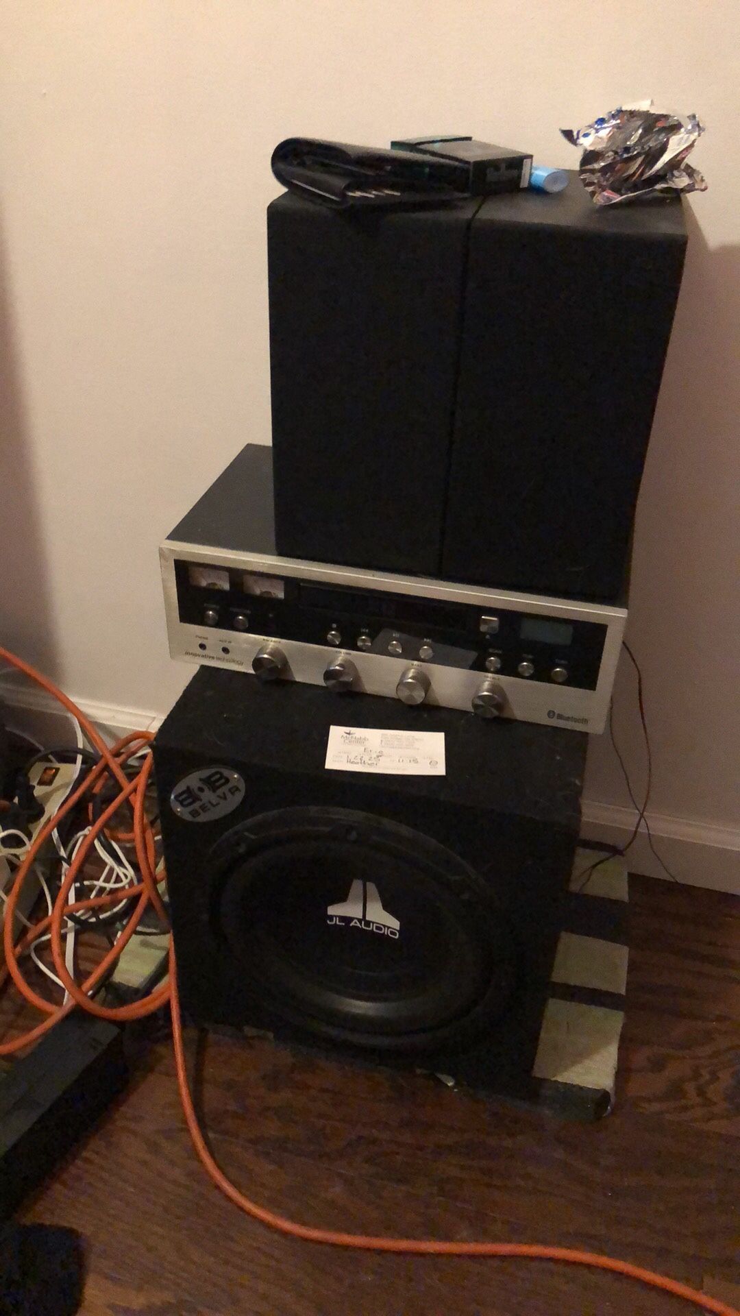 Home Stereo System With Subwoofer