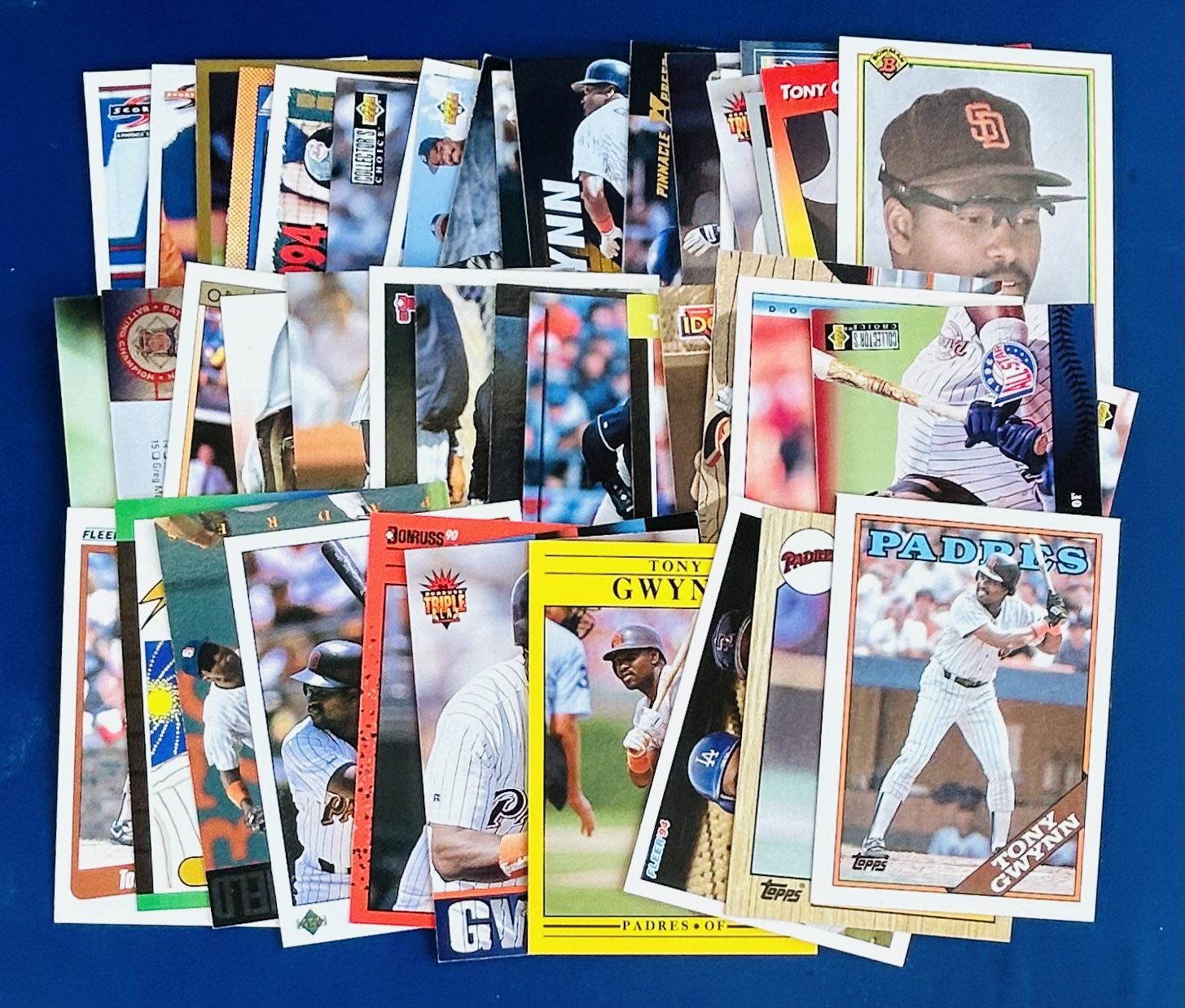Tony Gwynn Baseball Card Lot