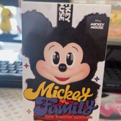 Pop Mart Mickey Family Cute Together Keychain