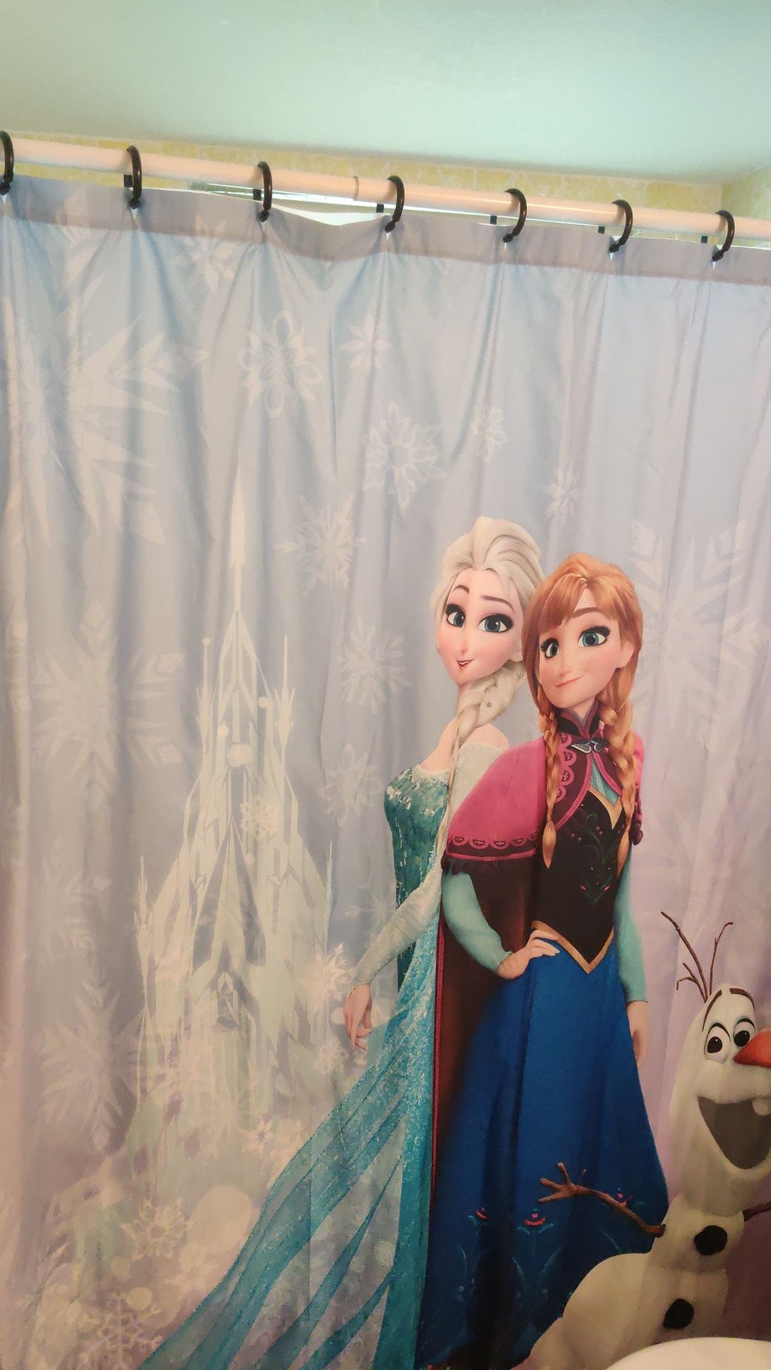 Disney Frozen Else, Anna and Olaf shower curtain