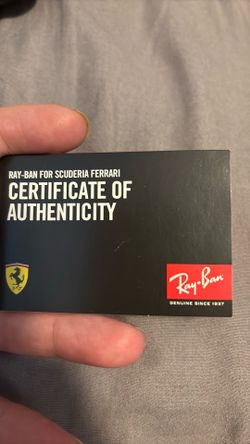 Rayban/Ferrari Glasses