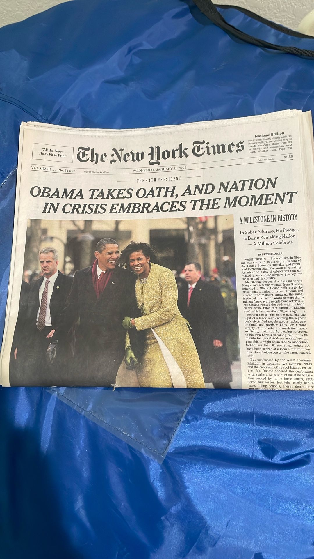 Obama Sworn In New York Times
