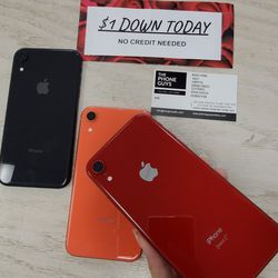 Apple IPhone XR - $1 DOWN TODAY, NO CREDIT NEEDED