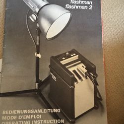 Broncolor Flashman 2  Photo Studio Strobes.  