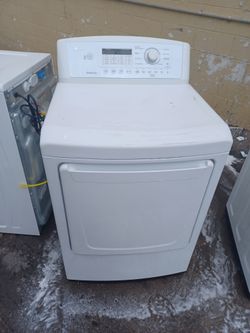 LG WHIITE ELECTRIC DRYER 27INCH