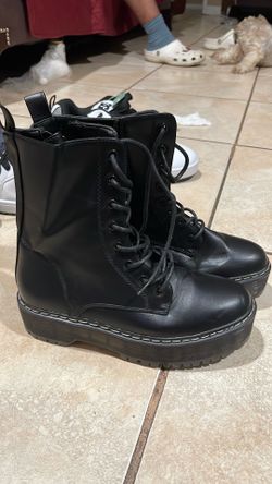 black boots