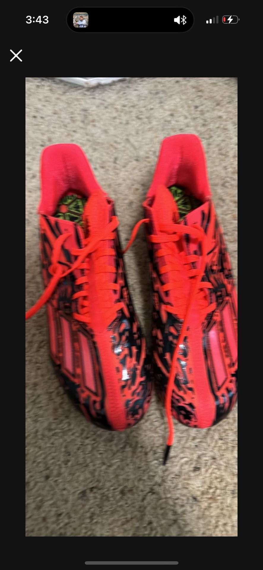 Adidas zeros men’s 10 1/2 used ones