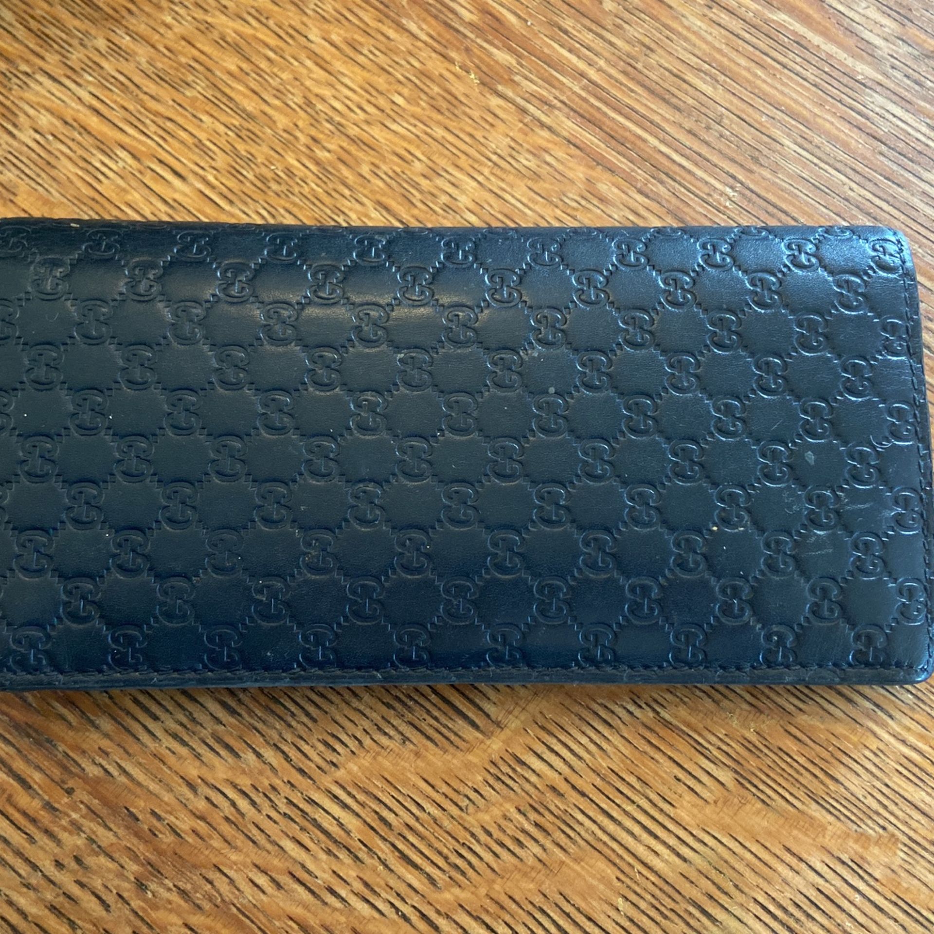 Navy Blue Gucci Wallet 